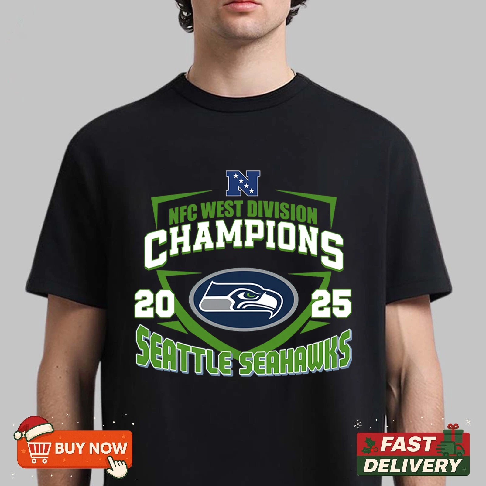 Seattle Seahawks NFC West Champions 2025 Sweatshirt