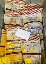 Patriot Pantry Lot (11) Freeze Dried Meals 57 Cup Servings Emergency Food READ