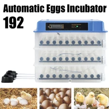 192 Brooder Eggs Incubator Automatic Dual Electric For Hatching Chicken Pigeon