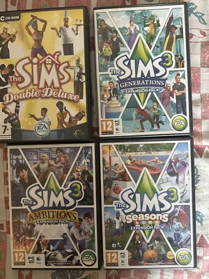 Die Sims Double Deluxe, Sims 3 Generationen, Ambitionen & Jahreszeiten Erweiterungspacks