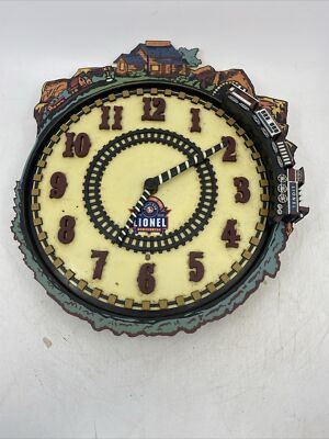 LIONEL Train Clock 掛け時計 Lionel Train Clock Centennial 1900-2000 Round Wall 11