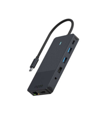 Rapoo UCM-2006 12-in-1 USB-C Multiport Adapter HDMI DisplayPort USB-A 3.0 v1.0