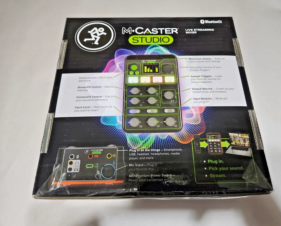 Mackie M-Caster Studio Live Streaming Mixer Bluetooth - Image 2 of 4
