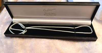 CHAIN - BEAUTIFUL STERLING SILVER HALLMARKED 3MM 24'' CHAIN BOXED