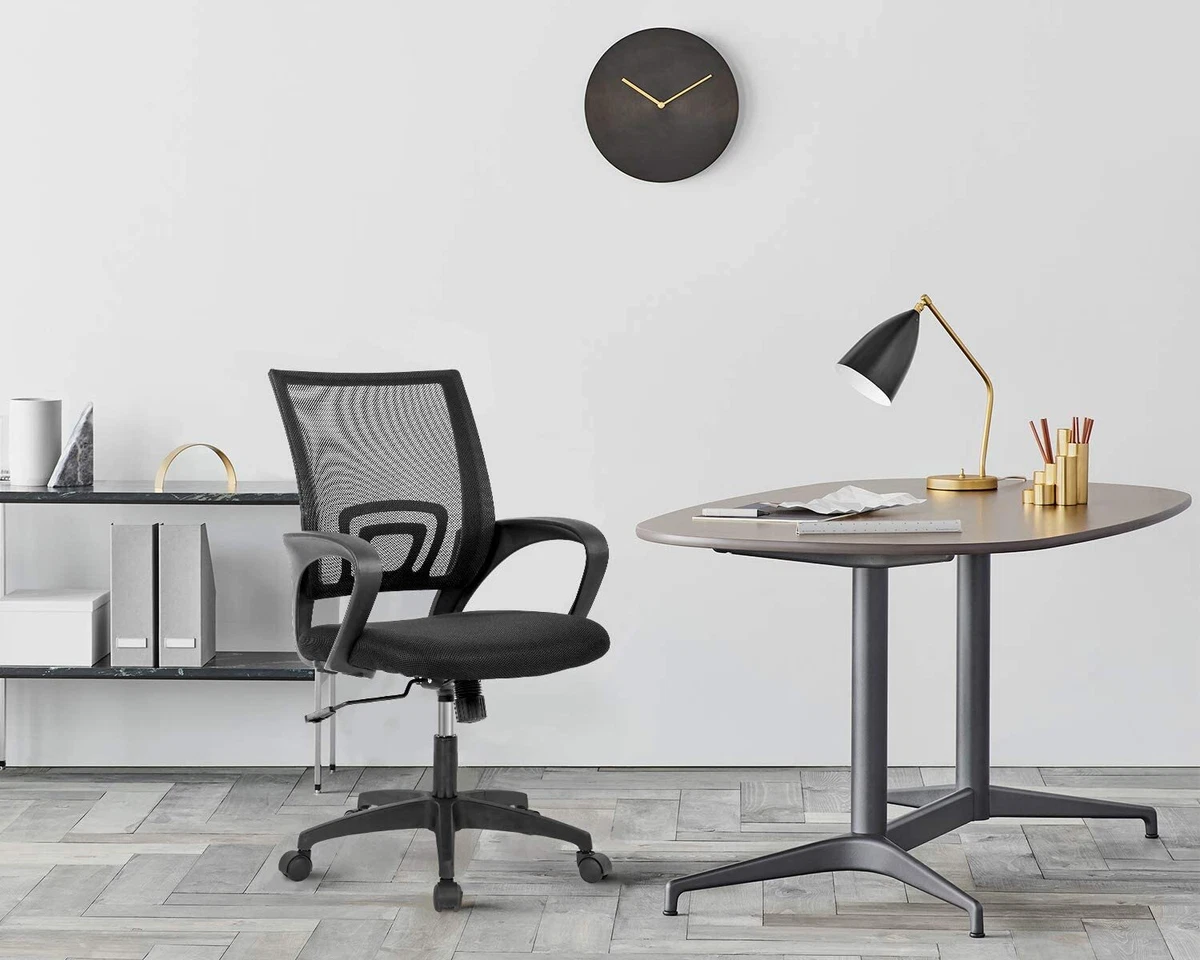Home Office Chair Ergonomic Desk Chair Mesh Mid Back Adjustable Computer Chair