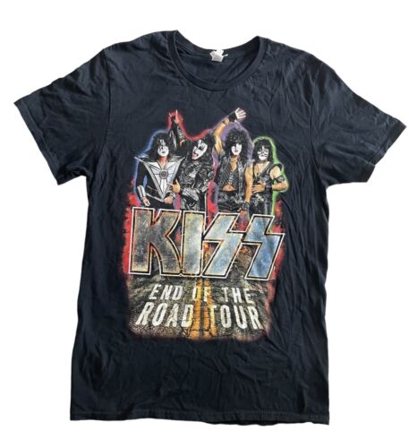 Kiss End Of The Road World Tour Graphic T Shirt T… - image 1