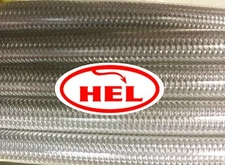 CLEAR RGV250 M-N 1991-1992 RACE SETUP HEL BRAIDED BRAKE LINES