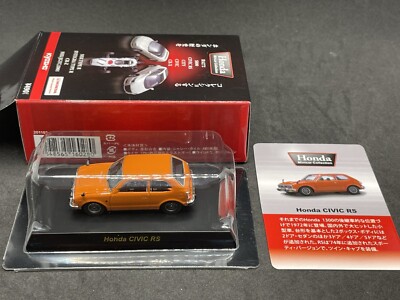 Kyosho 1/64 Honda collection CIVIC RS Orange diecast model car