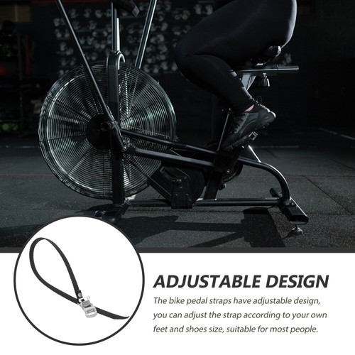 4 Pezzi Cinghia Pedale Piede Uomo Fitness Cinghie Regolabili Ritenzione Bici - Foto 10 di 12