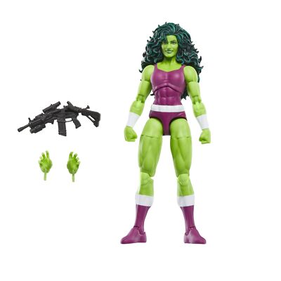 Marvel Legends Series She-Hulk, Iron Man Comics Collectible 6-Inch Action Fig...