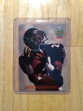 1992 Pro Set Power Deion Sanders #21 HOF - Atlanta Falcons