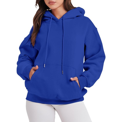 Womens Oversized Hoodies Sweatshirts Long Sleeve Sweaters Pullover Fall Clothes - Picture 4 of 66
