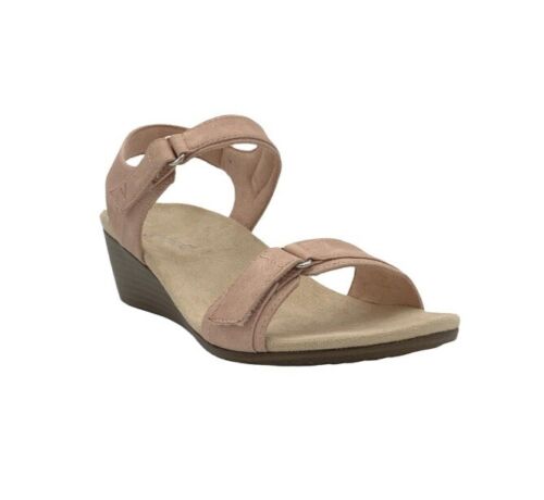 Vionic Park Adelaide Dusty Rose Women's Size 9B Wedge Sandals $119 - Picture 1 of 5