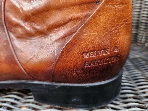 (C020 807) Melvin & Hamilton Men Bottines Zip 41 - Foto 8 di 9