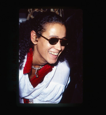 1993 Jaye Davidson Calvin Klein Fashion Bryant Park New York 35mm Slide Trans 6