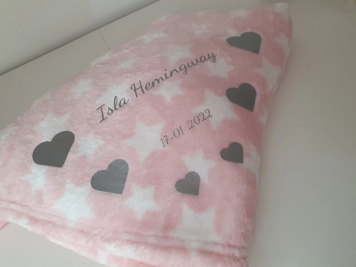 Personalised baby blankets ebay sales