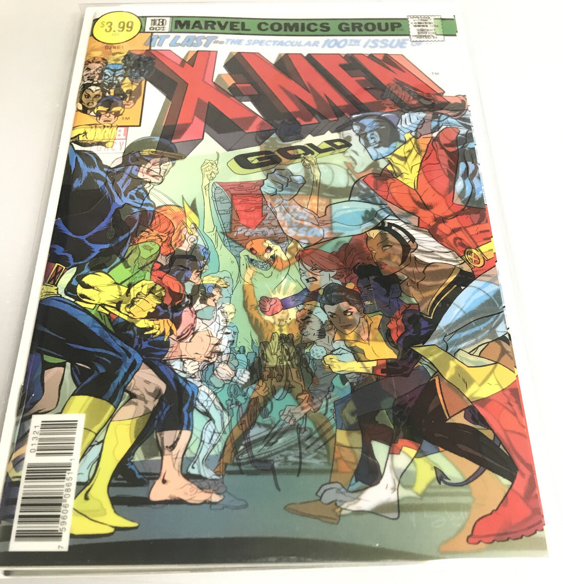 X-MEN GOLD #13 (9.8)LENTICULAR VARIANT COVER HOMAGE TO X-MEN #100
