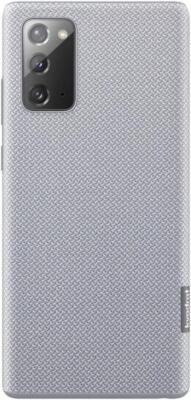 Original / Offizielle Samsung Kvadrat Hülle / Cover für Galaxy Note 20 - Grau - Neu