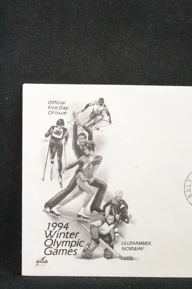 USPS FDC #2808 1994 29c Winter Olympics Luge ArtCraft Cachet ST864 - Image 3 of 3