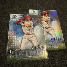 2023 BOWMAN SIGHTS ON SEPTEMBER (2) MATT MCLAIN CINCINNATI REDS #SOS-8 Mojo/base
