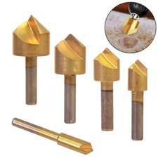 Countersink Hole Marker Drill Bit Tool Set Deburring Metal Woodworking Hex Shank