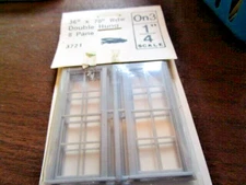 Grandt Line O scale #3721 WINDOWS DOUBLE HUNG, 8 Pane, 36″x 70″ - More Below