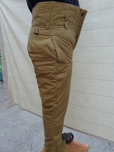 Warm Snow Pants Soviet Russian Winter Trousers Vtg 1974 Military Uniform Hunting - Picture 12 of 12
