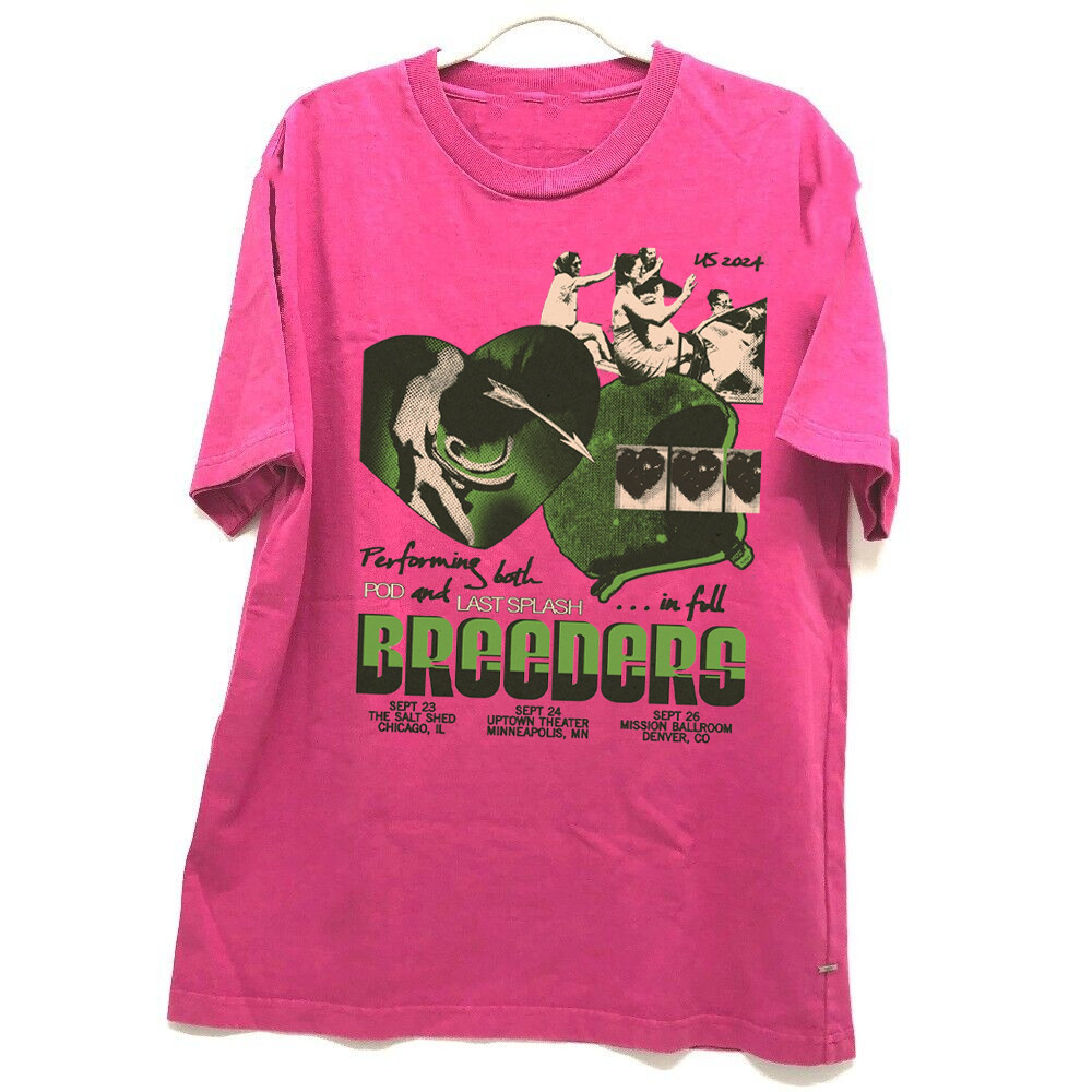 New The Breeders Tour 2024 Gift For Fan Full Size S to 5XL T-shirt