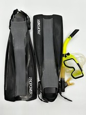 LOT International Divers Masque de plongée/natation à verres trempés, palmes, tuba SeaQuence