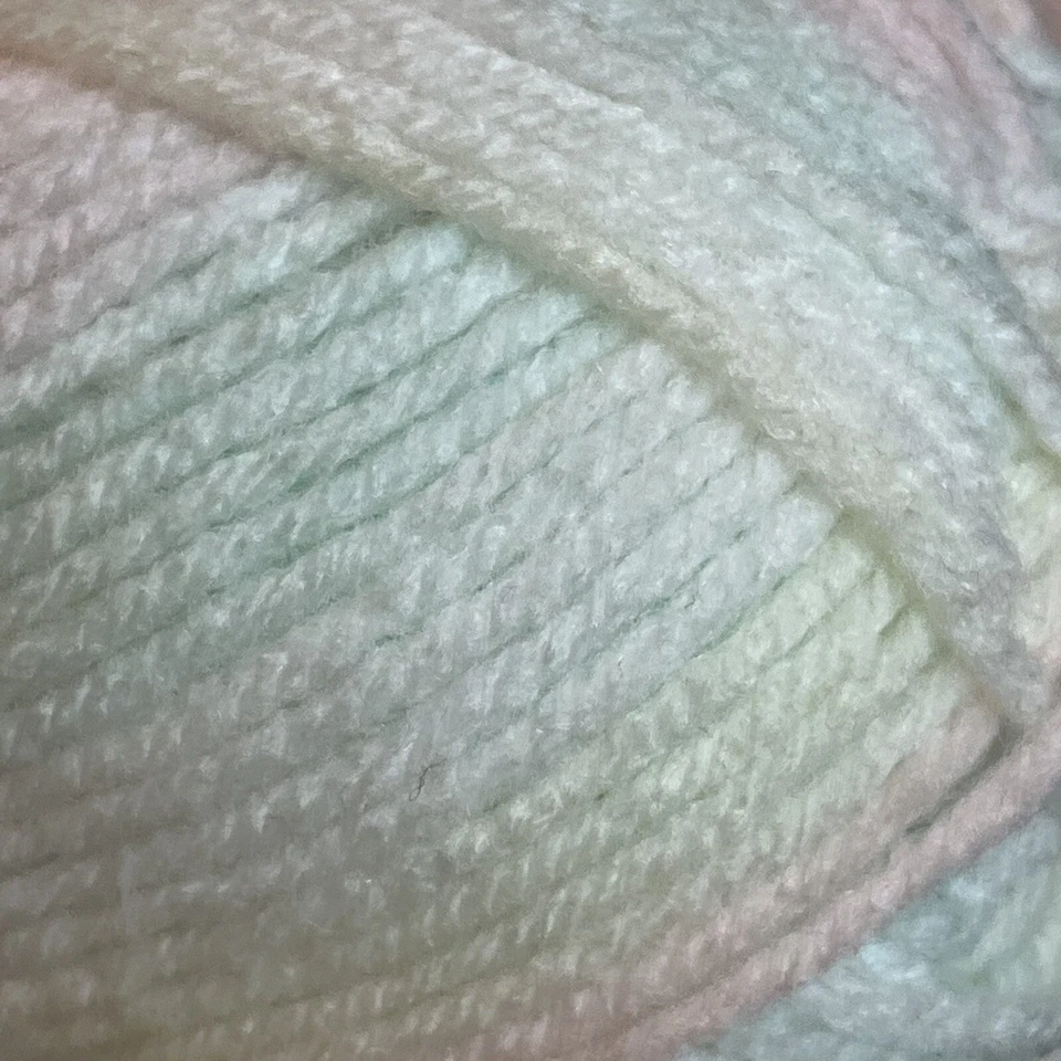 (4) Patones CANADIANA Hilo BABY ABIGARRADO #0400 Rosa Pálido Amarillo Verde Foto 2 de 4