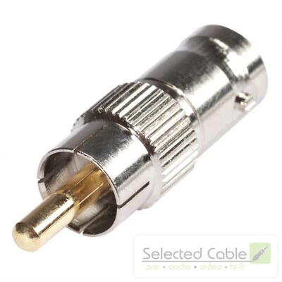 HICON Connecteur Cinch Vers Prise BNC Femelle 75OHM Adaptateur RCA | HI-BNCI-FM - Photo 1/2