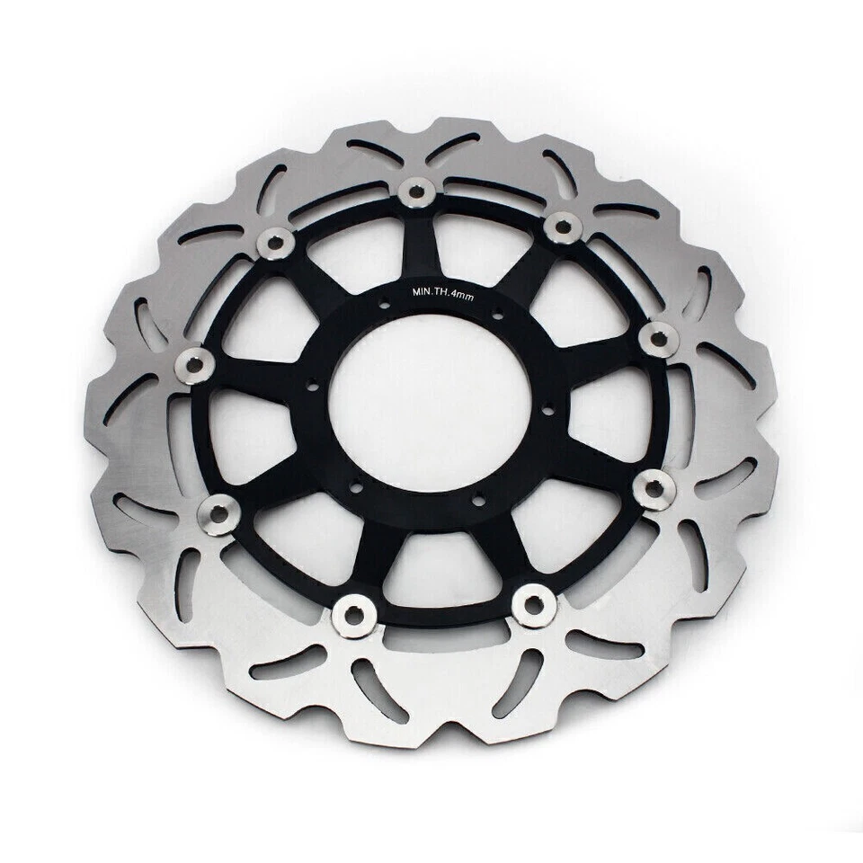 2 Front Brake Disc Rotors Set For Honda CBR 1000 RR 2006-2007 Wave Rotors - Image 3 of 4