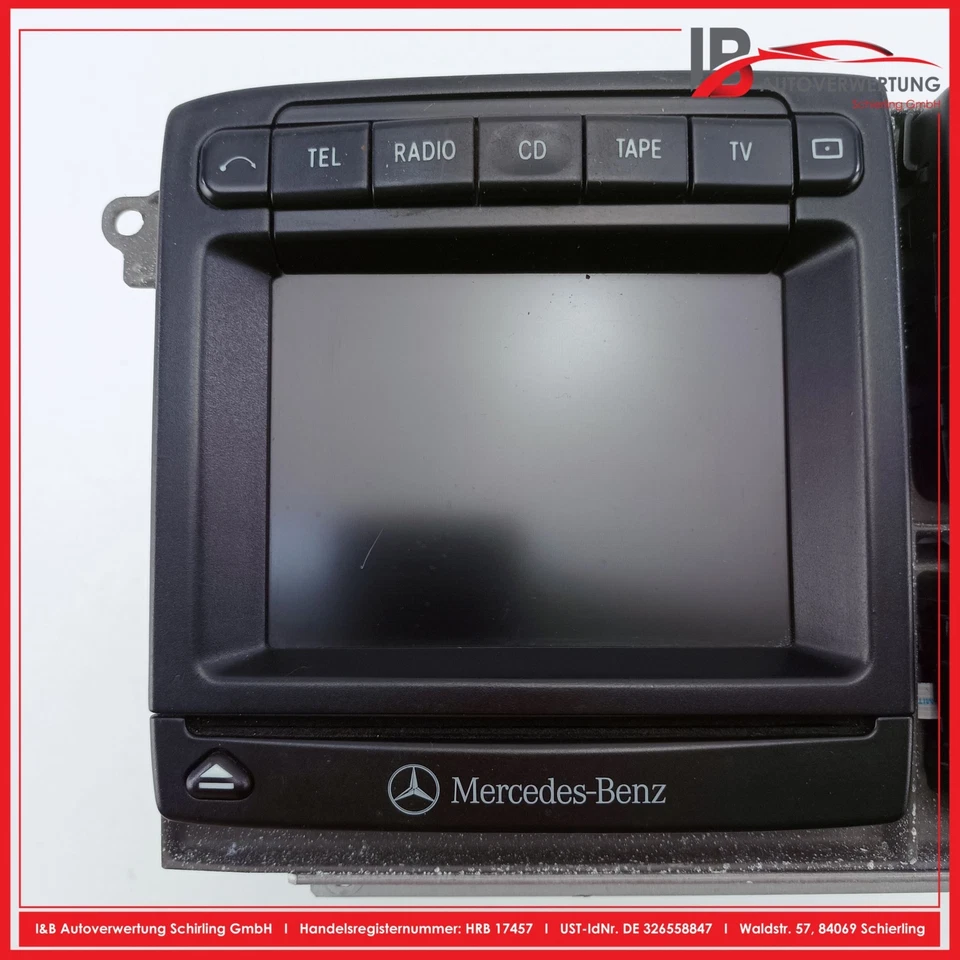 MERCEDES BENZ S-KLASSE W220 S320 Navigationssystem Display Radio 2208204889 - Bild 3 von 4