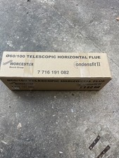 Worcester Bosch 100mm diameter  Telescopic Horizontal Flue Kit 7716191082