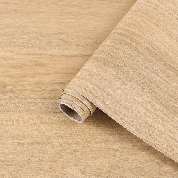 Klebefolie Holzoptik Selbstklebend Abziehbar 40Cm X 3M FüR MöBel Eiche Rustikal-image