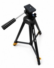 Velbon Tracer-300 Camera Tripod Black Adjustable Pan Tilt Head Photography