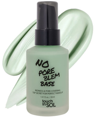 Redness Correcting Base Primer 1.01 Fl.Oz. - Pore Minimizing Green Toned Makeup
