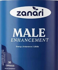 Zanari Mens Health Supplement Supports Energy and Endurance 30 Capsules