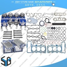 Engine Rebuild Overhaul Pistons Seals Kit For Audi A6 S5 A8 Q7 3.0 Tfsi Cre Ctd