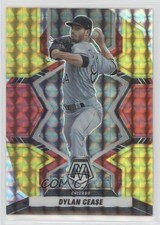2022 Panini Mosaic Choice Fusion Red & Yellow Mosaic Prizm Dylan Cease #26 0r5l