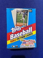 1992 TOPPS Baseball Card Box UNOPENED 36 Sealed Packs FASC  - #GL_#2L