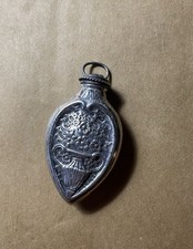 Vintage Sterling Silver Repousse Perfume Bott...
