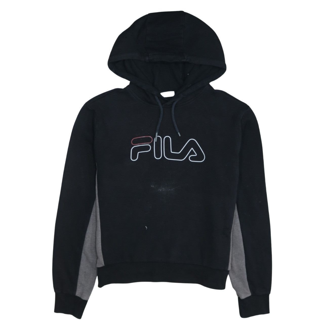 Felpa con cappuccio vintage FILA NERA UOMO M