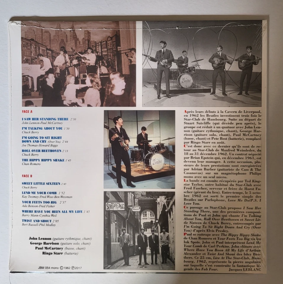 Beatles Live At The Ambourg 1962 N°1 Rare 25 CM 2017 NEUF Scellé 300 Exemplaires - Photo 2/2