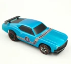 Vintage 1969 Hot Wheels Sizzlers Redline Mustang Boss 302 Blue