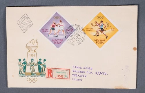 MayfairStamps Hungary FDC 1964 Tokyo Olympics Dual First Day Cover aaw_71353