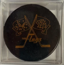 PORT HURON FLAGS IHL OFFICIAL GAME HOCKEY PUCK - VICEROY CANADA