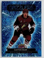 Clayton Keller - 2022-23 Upper Deck Dazzlers Blue #DZ-19 Arizona Coyotes