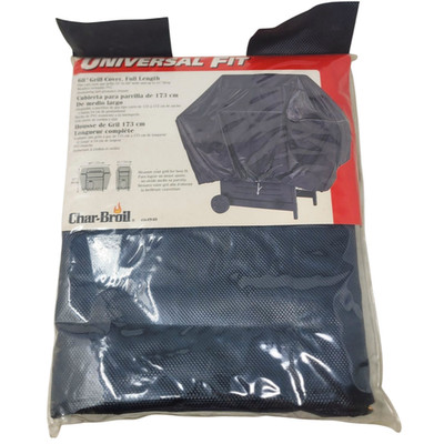Char-Broil UNIVERSAL FIT Cart Style Gas Grill Cover 53''-68in Weather Resistant