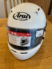 Arai CK-6K Kids Full Face Kart racing Helmet White XXS (50–51cm) CK-6K-XXS [New]